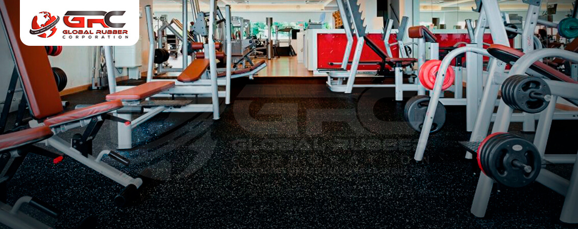 Piso de caucho para gimnasio