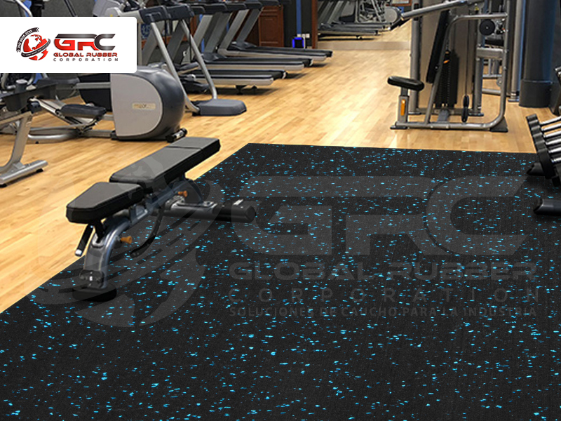 Pisos de goma de alta resistencia al impacto