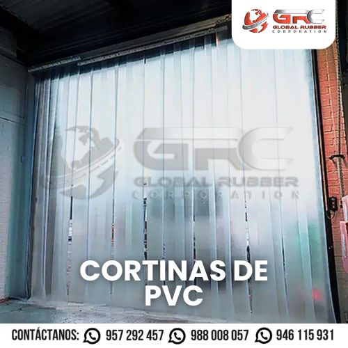 Lamas de PVC importadas de alta flexibilidad y transparencia