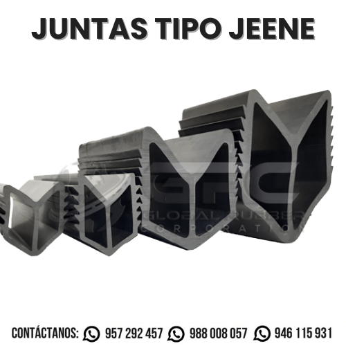 Junta de expansión tipo Jeene de caucho