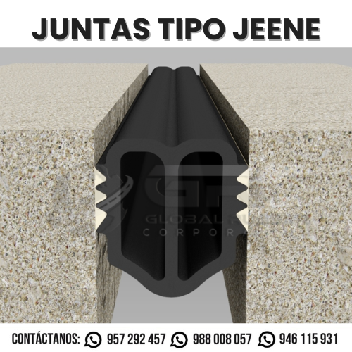 Junta tipo Jeene de neopreno para construcción