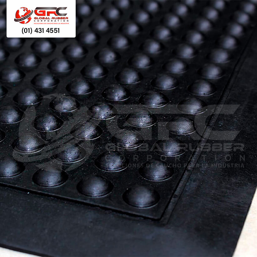 Tapete antifatiga de caucho