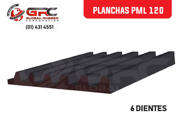 Tenemos gran variedad de planchas antidesgaste, pueden ser lisas o dentadas; están fabricadas con caucho de alta resistencia al corte, impacto y abrasión.