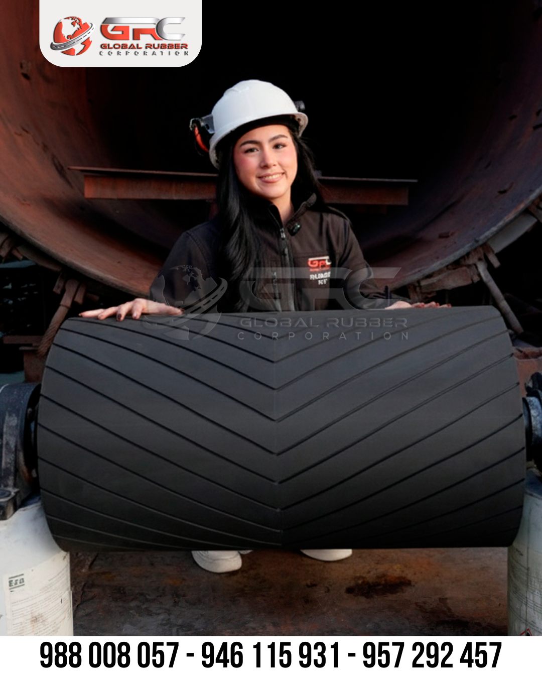 Revestimiento de Polea Global Rubber Perú